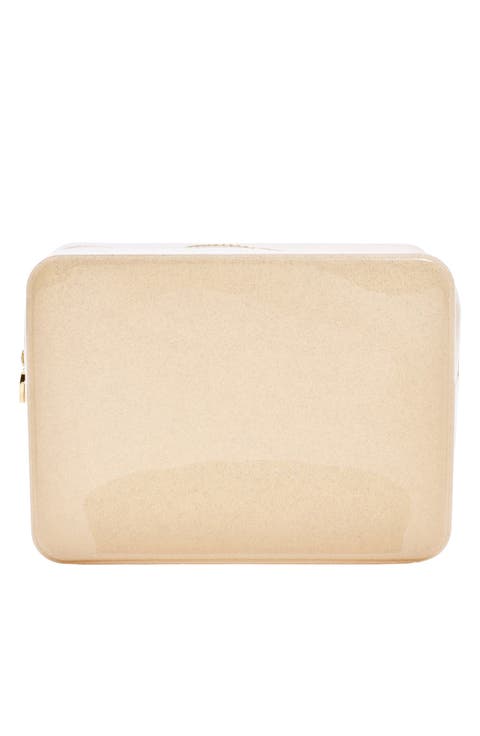 Large Sparkle Clear Pouch