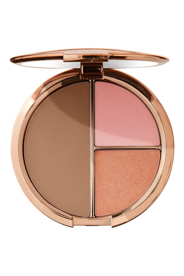 Face & Cheek Blush & Bronzer Palette, Main, color, LIGHT