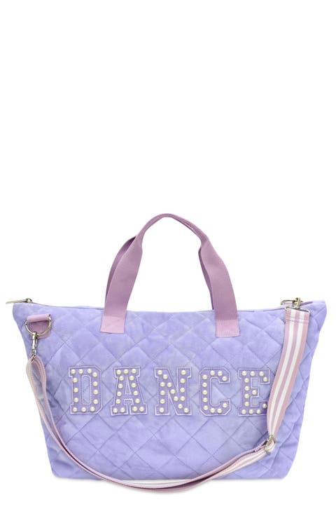 Kids' Love To Dance Quilted Overnight Tote