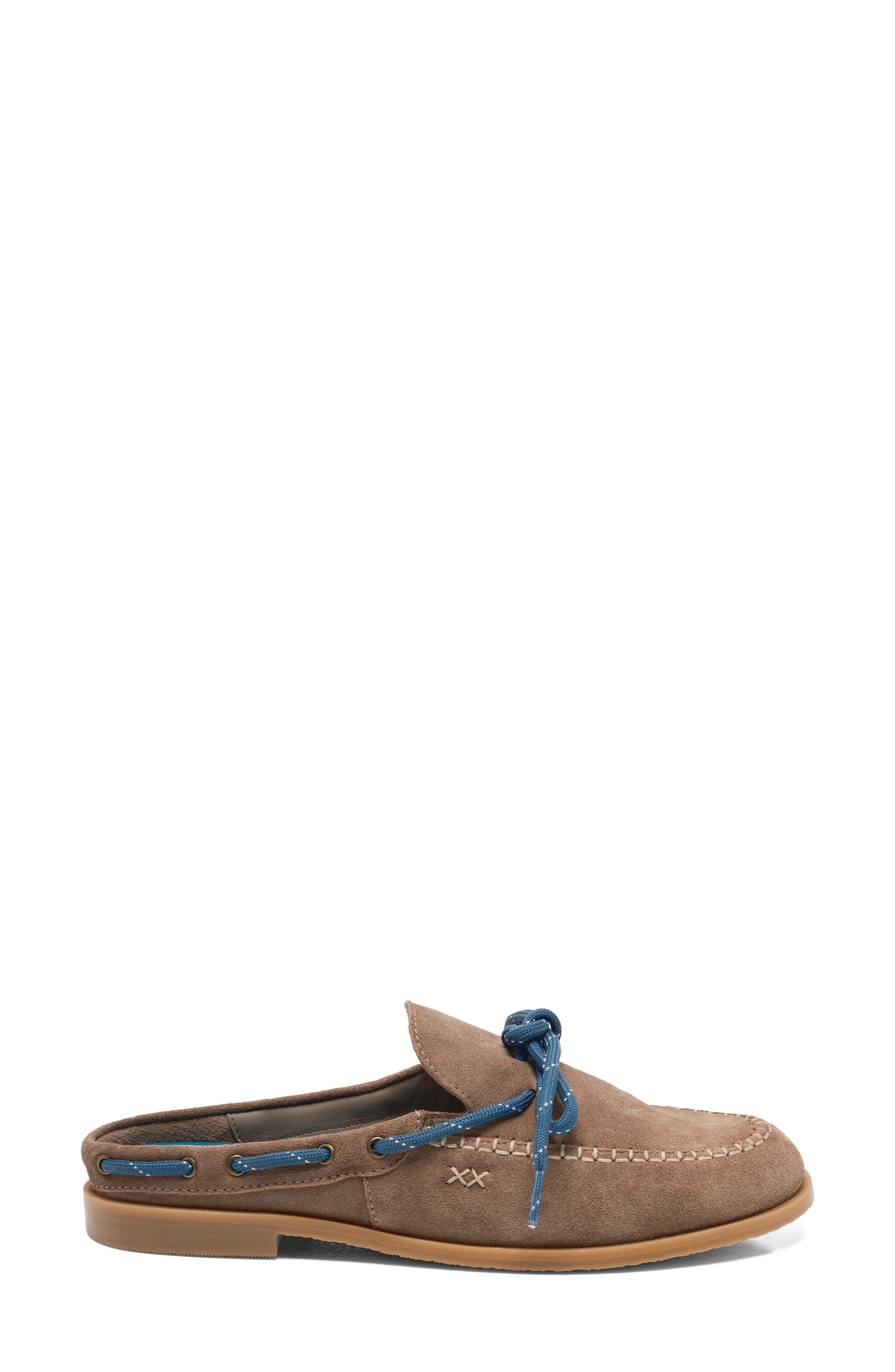 Seas the Day Loafer Mule, Alternate, color, TAUPE SUEDE MULTI