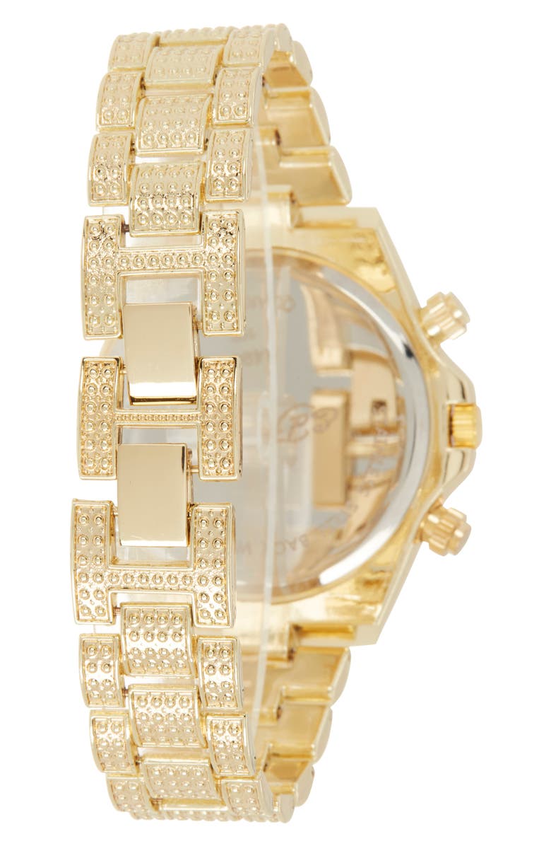 Ed Hardy x Ed Hardy Bracelet Watch, 40mm, Alternate, color, Shiny Gold