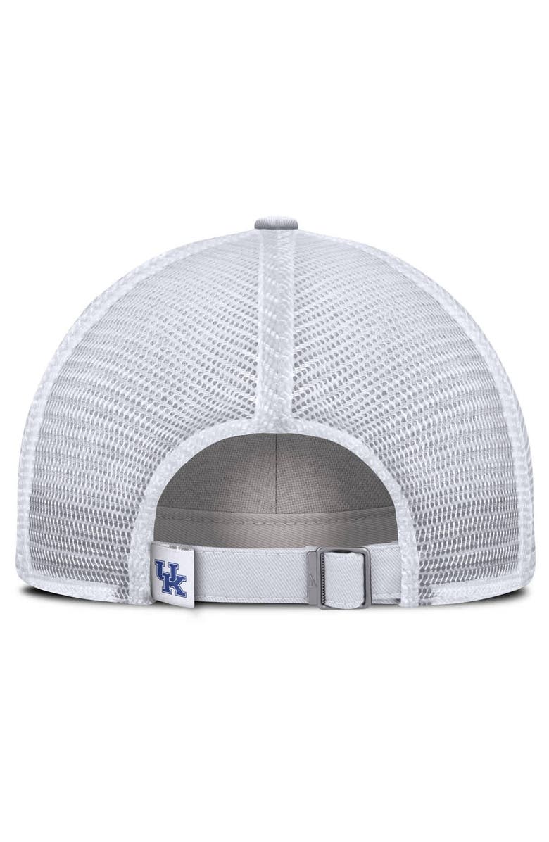 Nike Men's Nike White Kentucky Wildcats Club Campus Trucker Adjustable Hat, Alternate, color, White