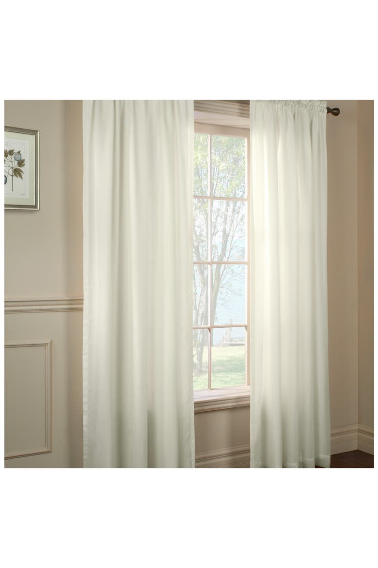 Single Curtain Panel, Main, color, IVORY