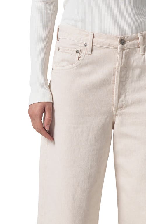 Shop Citizens Of Humanity Ayla Raw Hem High Waist Baggy Crop Wide Leg Jeans