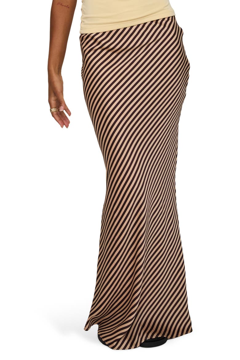 Eliena Stripe Maxi Skirt, Main, color, MULTI
