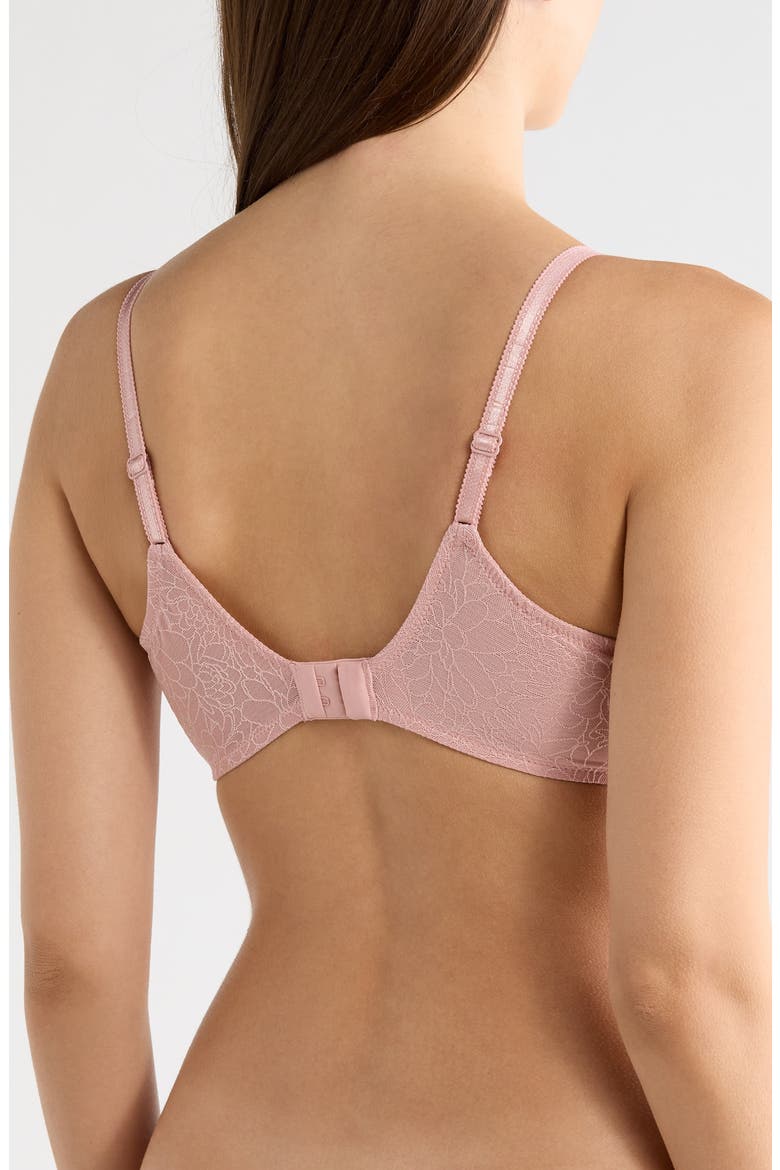 Belle Underwire Plunge Bra, Alternate, color, ROSE SABLE