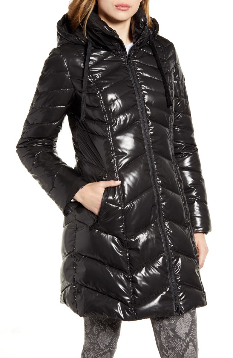 Sam Edelman Hooded Puffer Jacket, Main, color,