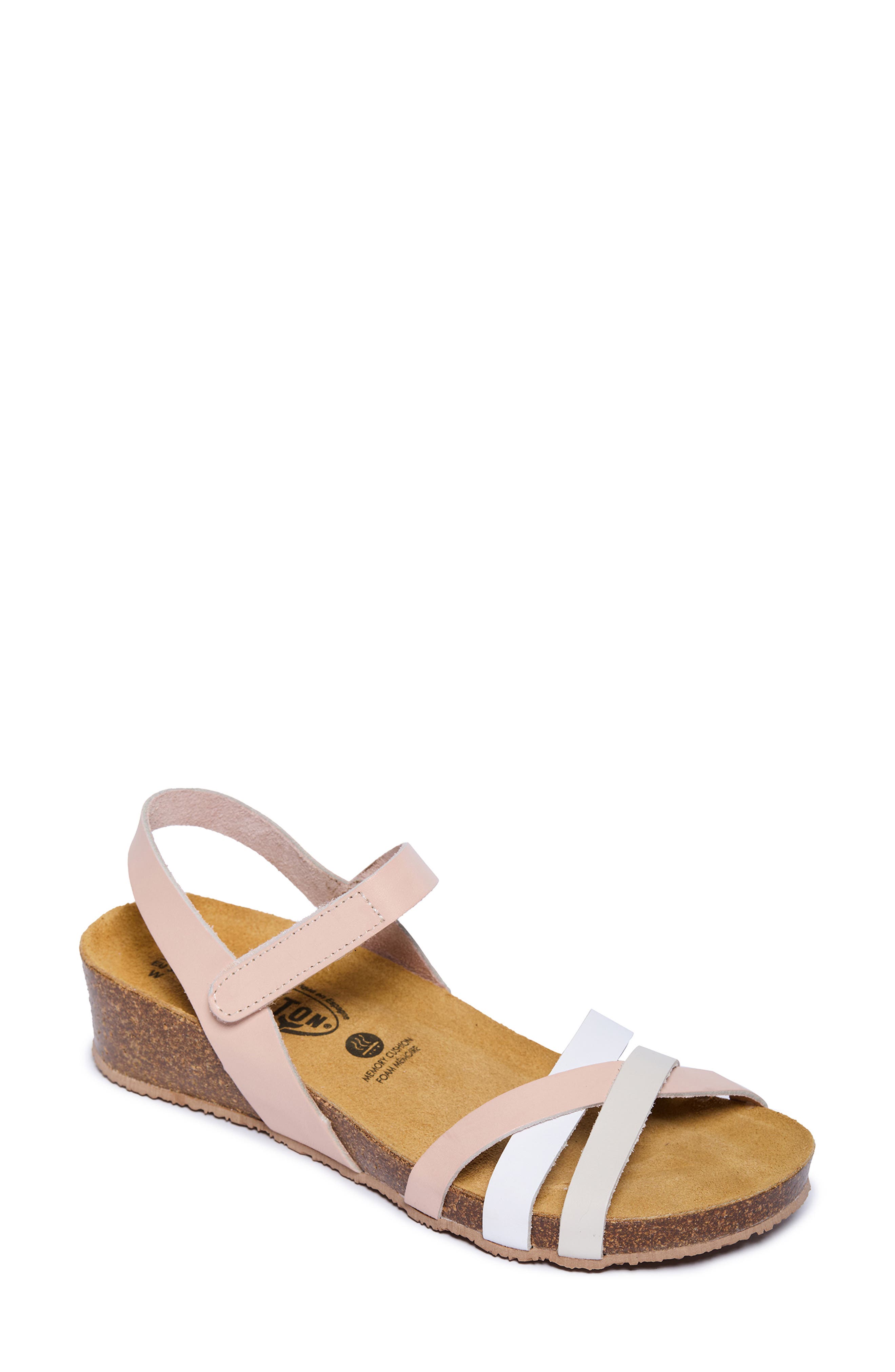 Lane Sandal, Main, color, VAQUETILLA HIELO SKIN BLANCO