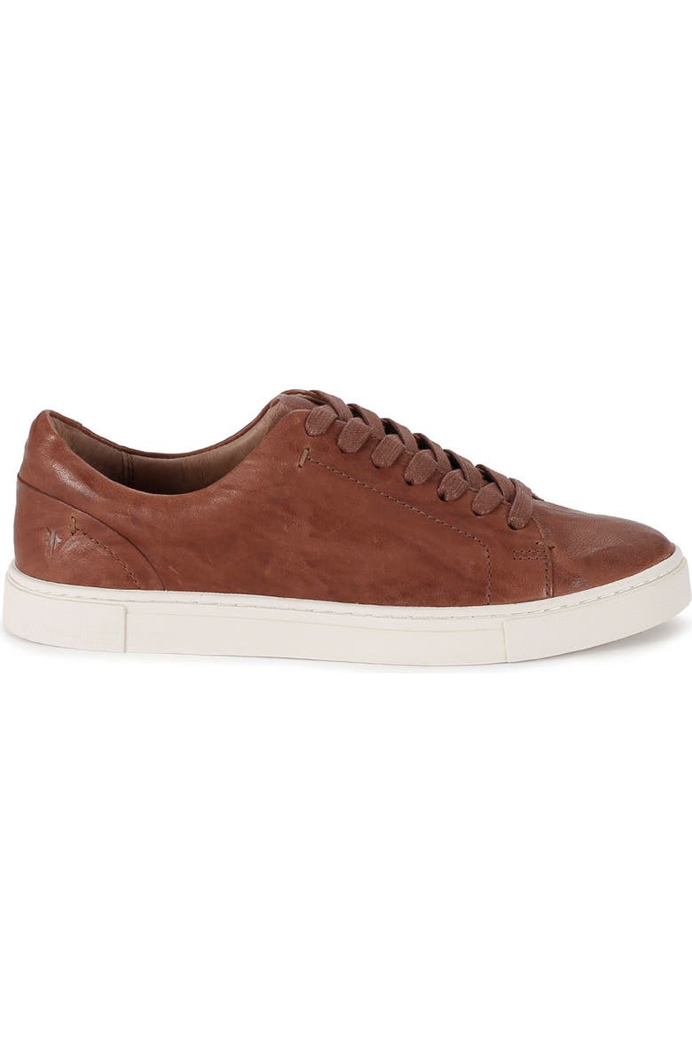 Frye Ivy Low Top Sneaker, Alternate, color, Cognac - Oyster