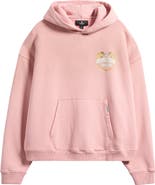 Represent Oversize Distressed Angel Border Graphic Hoodie