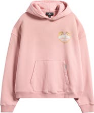 Represent Oversize Distressed Angel Border Graphic Hoodie