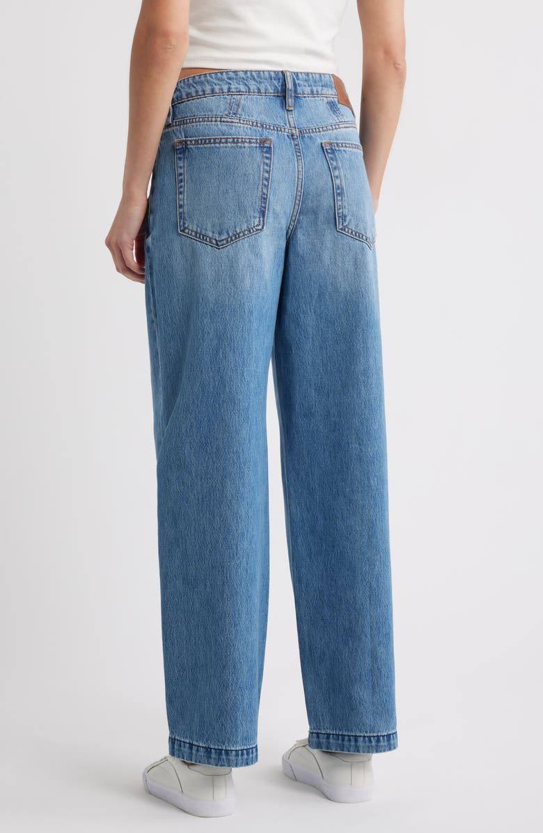 HIDDEN JEANS Low Rise Baggy Wide Leg Jeans, Alternate, color, Med.wash