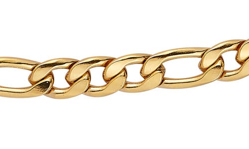 Yield Of Men 6mm Figaro Chain Necklace In Gold
