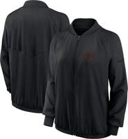 Nike Women's Nike Black San Francisco 49ers Raglan Full-Zip Jacket