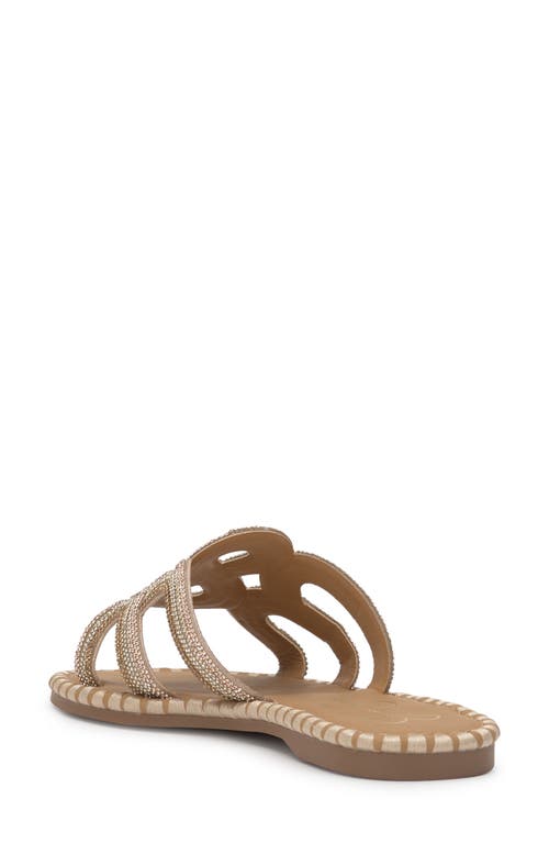 Jessica Simpson Bria 2 Slide Sandal In Champagne