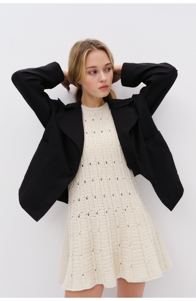 H&M Twill jacket, Alternate, color, Charcoal Gray