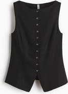 H&M Linen-blend Waistcoat