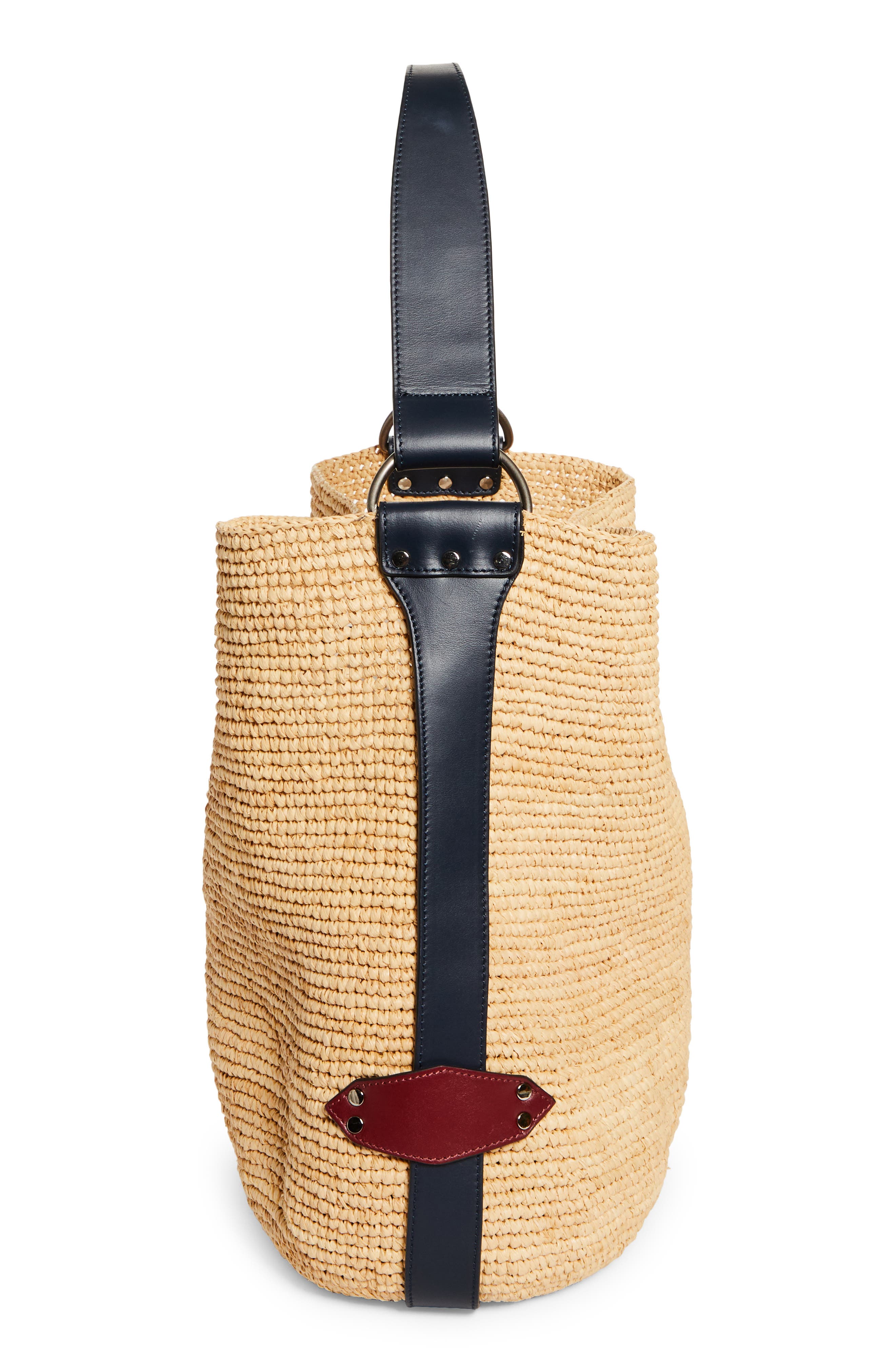 Isabel Marant Bayia XO Capsule Raffia Tote, Alternate, color, 