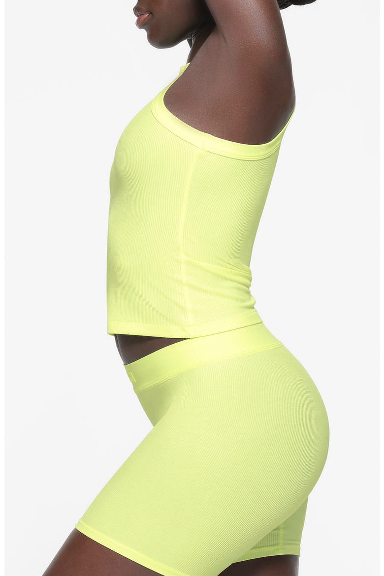 Soft Lounge High Crewneck Tank, Alternate, color, LEMONADE