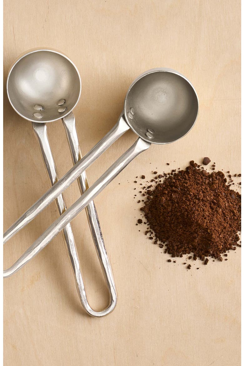 Forge Pewter Coffee Scoops - Set of 2, Main, color, Gray