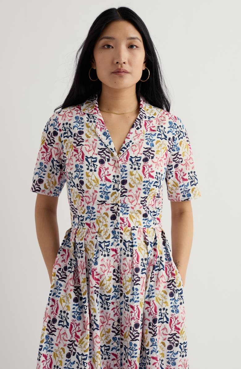 Seasalt Cornwall Pleated Organic Cotton Shirtdress, Alternate, color,