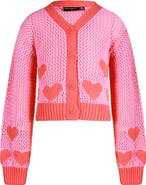 Rock Your Kid Kids' Heart Cotton Cardigan