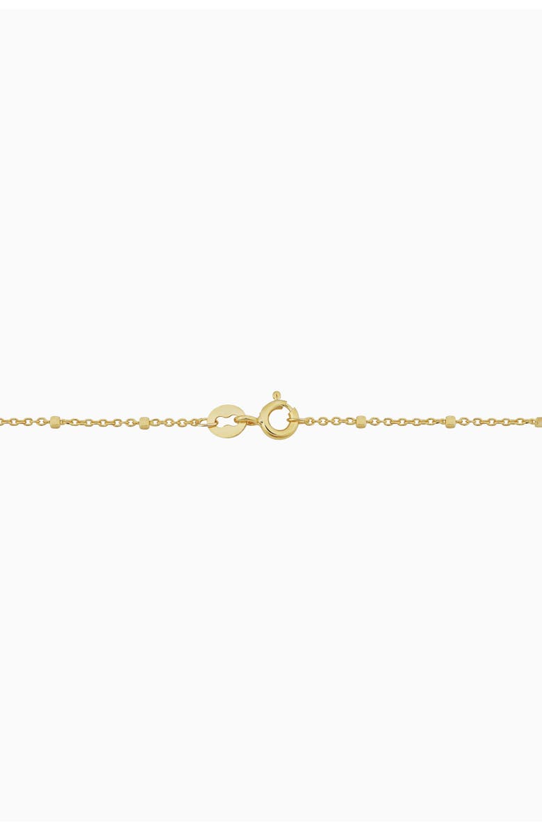 Oradina 14K Yellow Gold Celebration Ball Anklet, Alternate, color, Yellow Gold