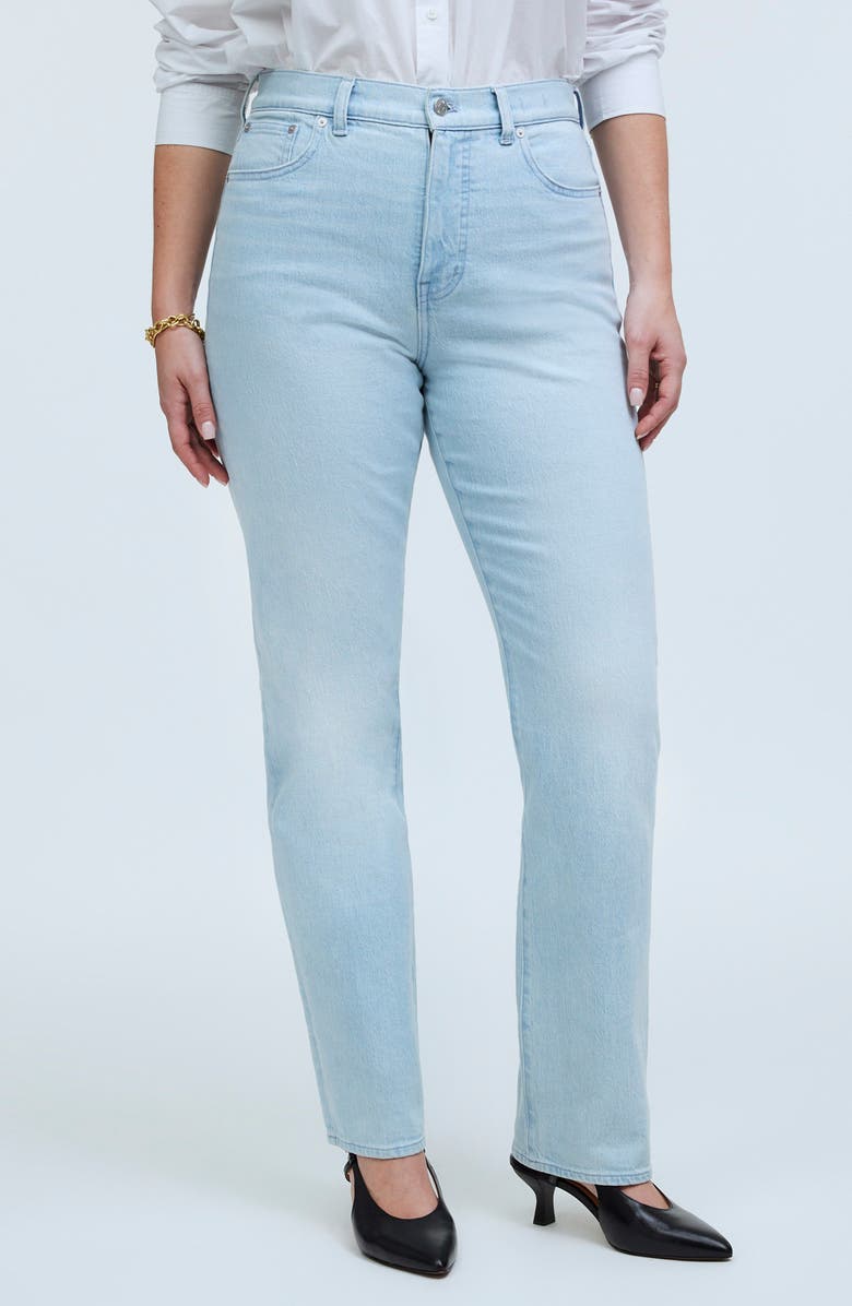 Madewell The '90s Straight Jeans, Alternate, color, Ward Wash