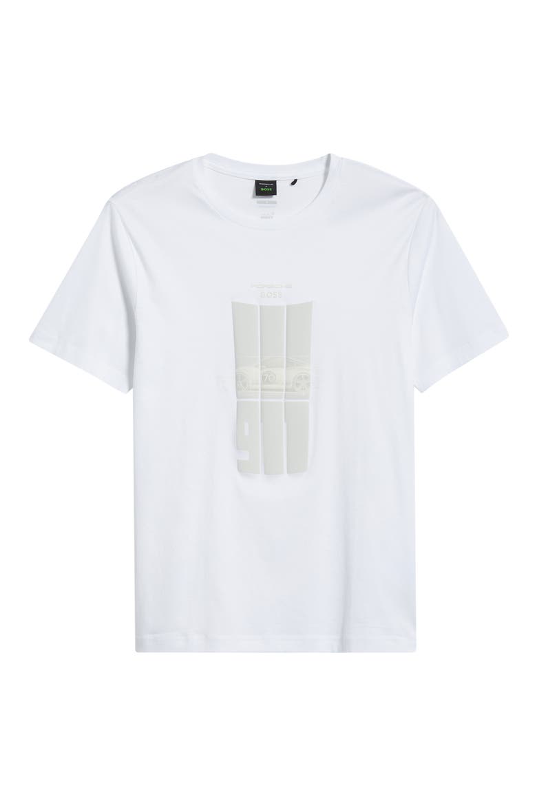 Porsche Spirit 70 Cotton Graphic T-Shirt, Alternate, color, WHITE
