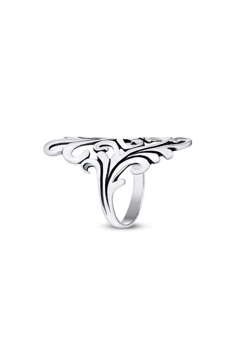 Boho South Western Ring, Alternate, color, SILVER