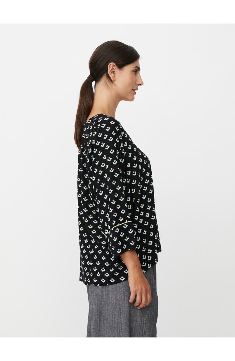 Masai Copenhagen Beniko V-Neck Printed Blouse, Alternate, color, Ether