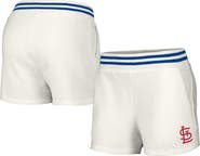 LUSSO Women's Lusso White St. Louis Cardinals Maeg Tri-Blend Pocket Shorts
