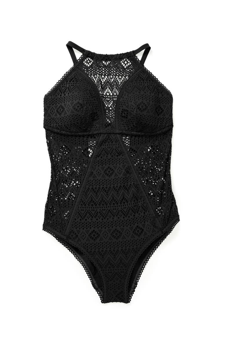 Adore Me Margaret Swimwear One-Piece, Alternate, color, Black