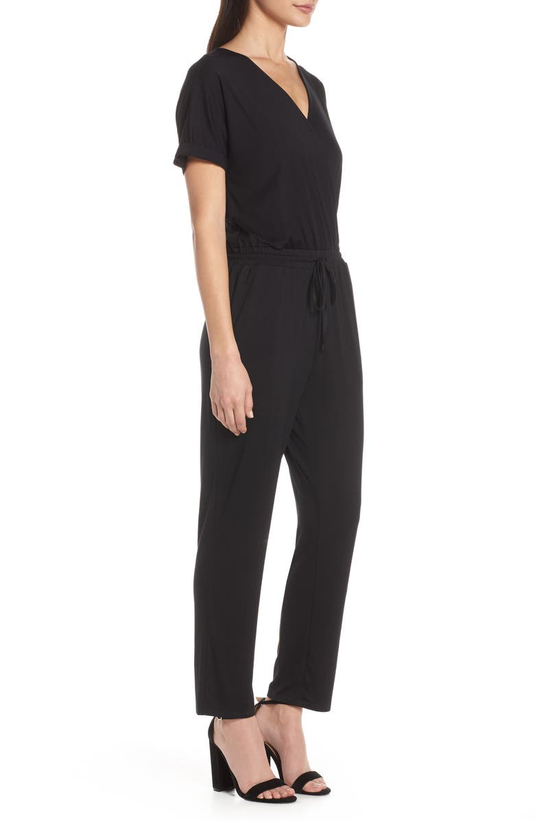 Chelsea28 Faux Wrap Jumpsuit, Alternate, color,
