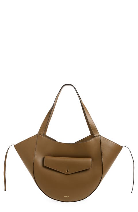 Hortensia Leather Slouch Tote