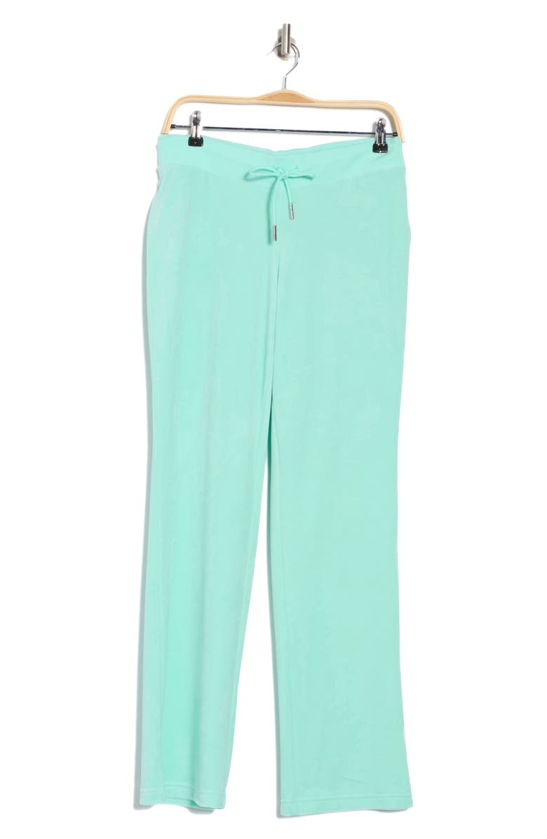 Juicy Couture Velour Wide Leg Track Pants, Alternate, color, 
