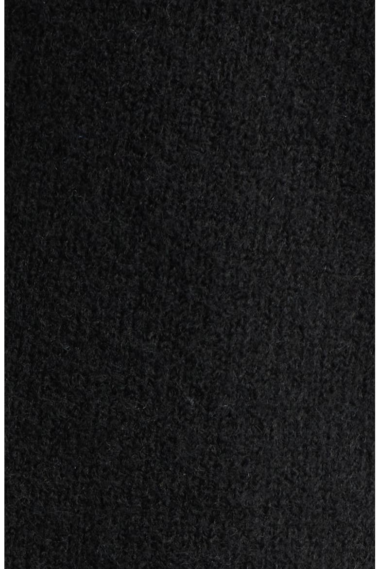 Scarf Sweater, Alternate, color, BLACK