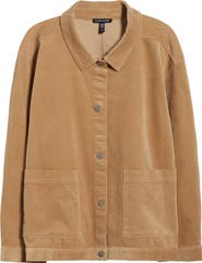 Eileen Fisher Classic Collar Corduroy Jacket