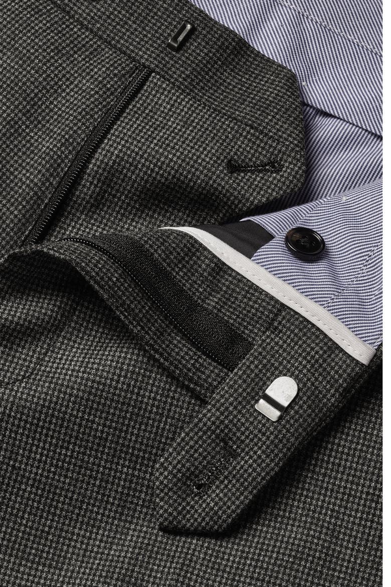 Stretch Wool Trousers, Alternate, color, Dark Grey