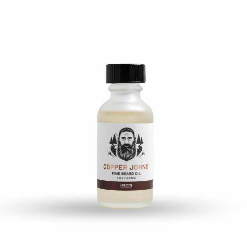 Copper Johns Beard Company Fine Beard Oil In 1903