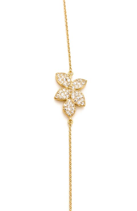 Moissanite Flower Bracelet