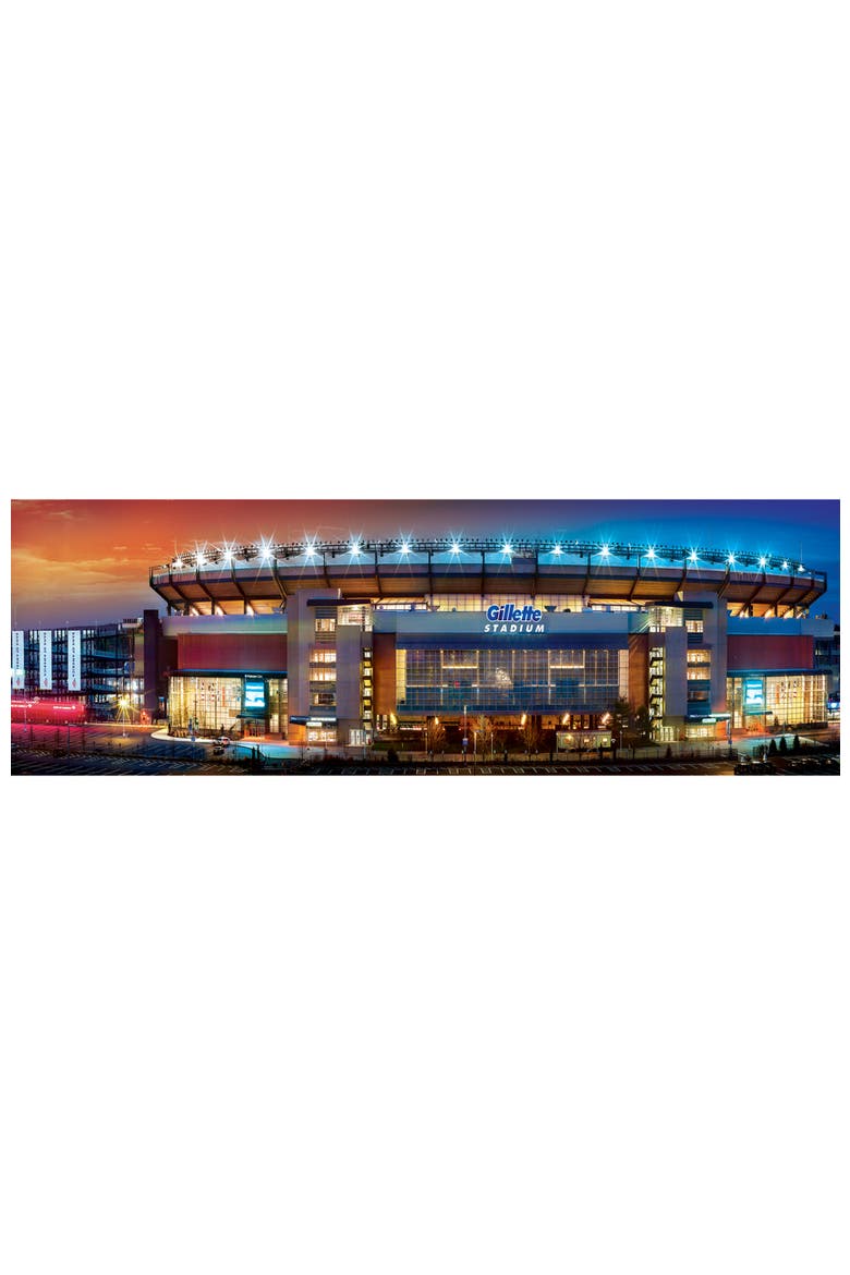 New England Patriots 1000pc Pano Puzzle, Alternate, color, Multicolor