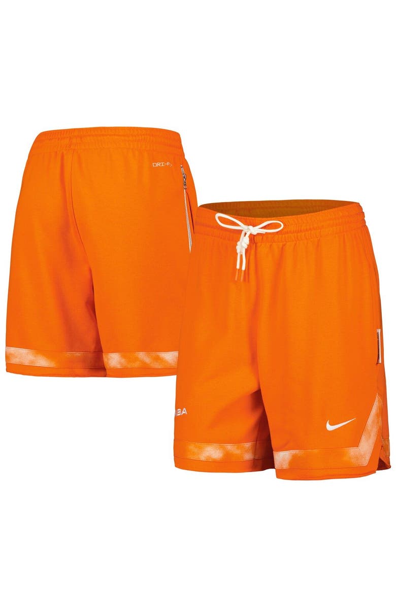 Nike Women's Nike Orange WNBA Jumpwoman Cloud Print Performance Shorts, Main, color, Orange