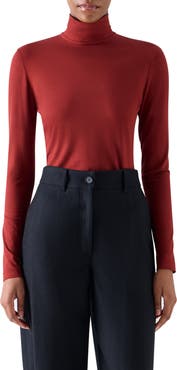 Akris punto Jersey Turtleneck