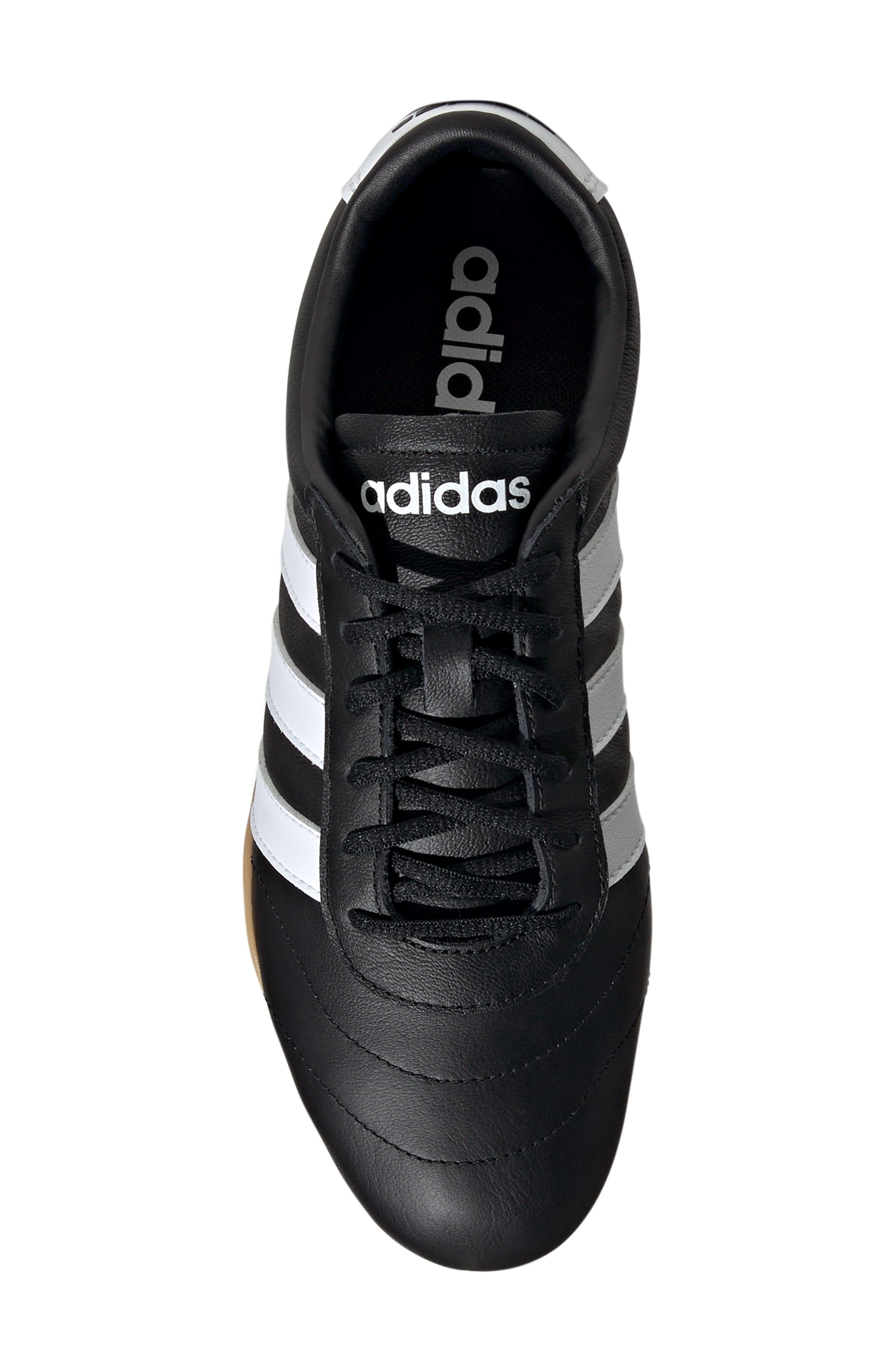 adidas Grand Court Lo Sneaker, Alternate, color, Black/ White/ Gum
