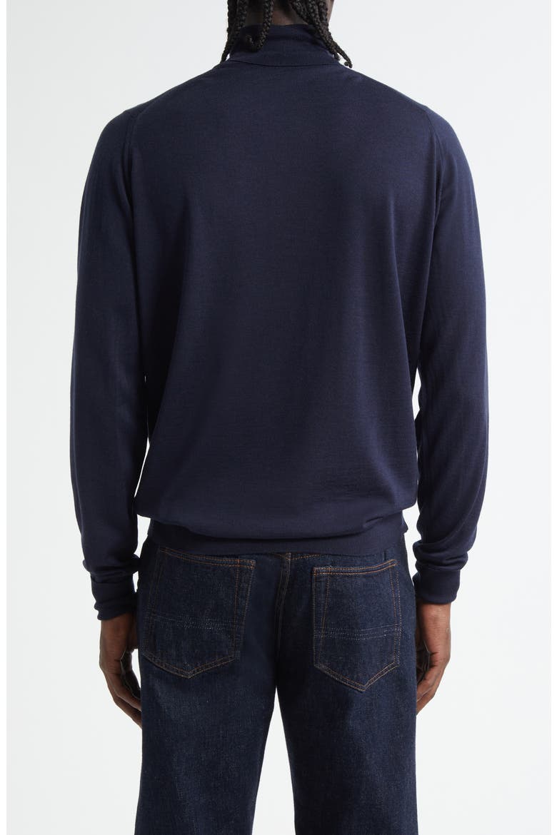 Richard Turtleneck Merino Wool Sweater, Alternate, color, NAVY