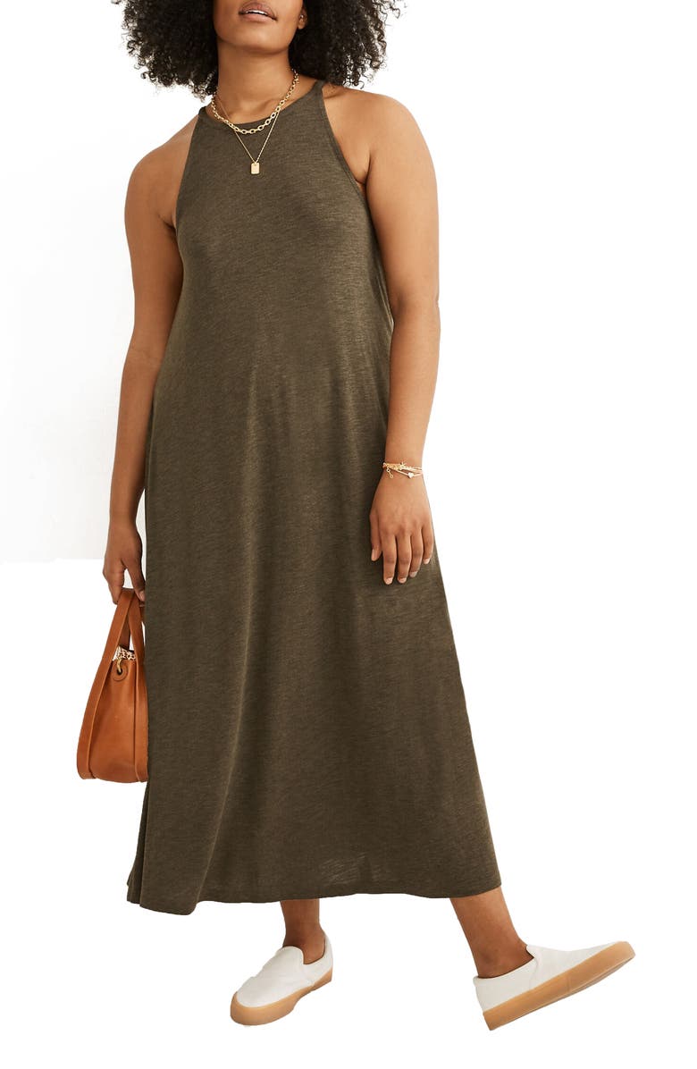Madewell Knit Cami Dress, Main, color, 