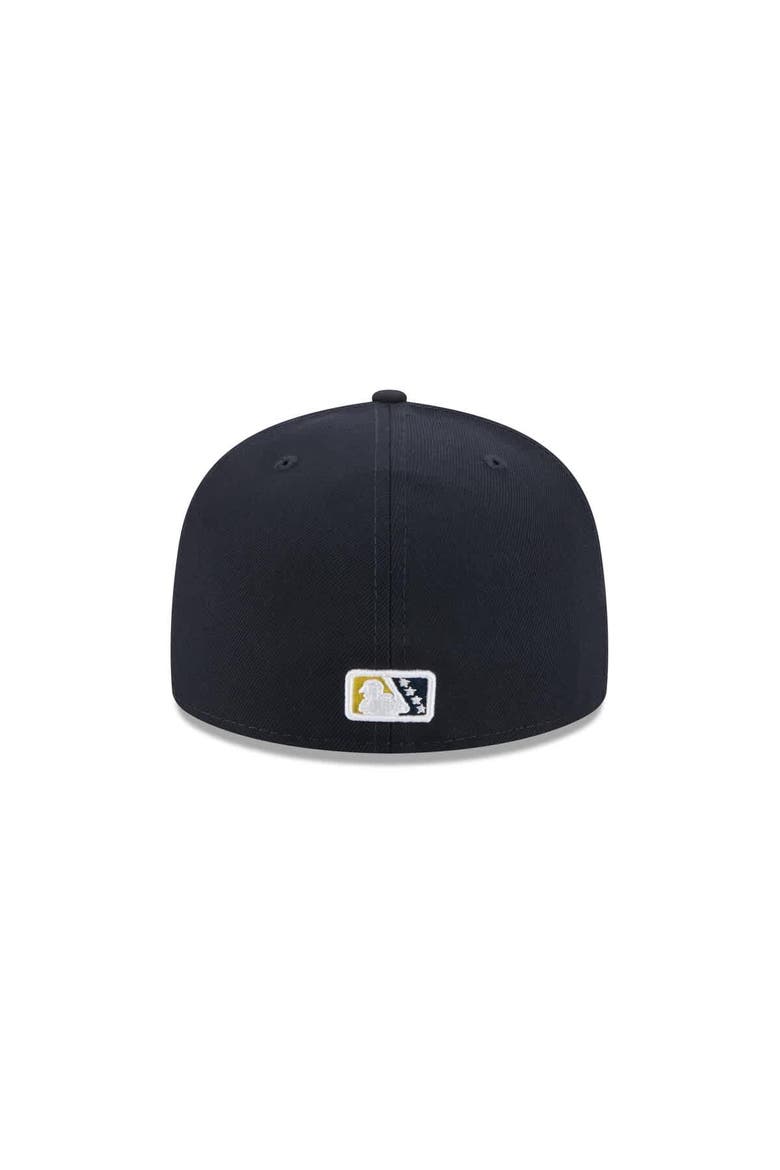 Men's New Era  Navy Iowa Cubs Theme Nights 59FIFTY Fitted Hat, Alternate, color, Navy