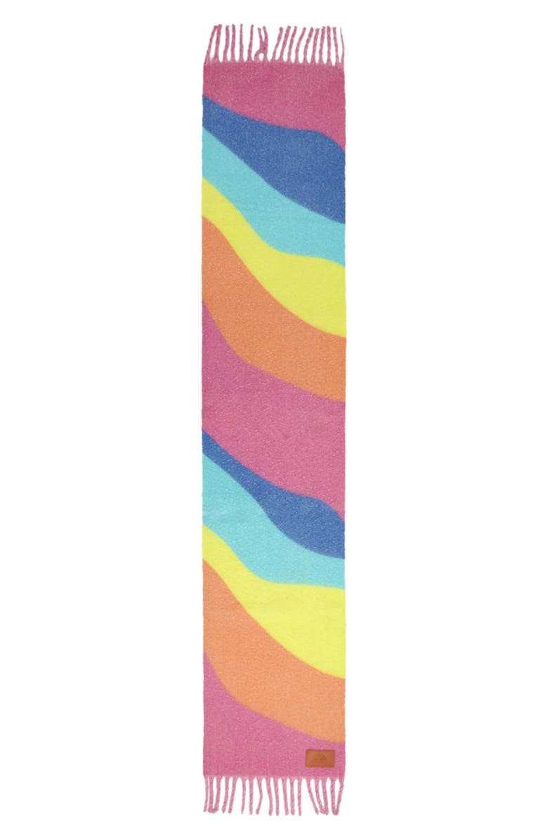 Kurt Geiger London Rainbow Fringe Scarf, Alternate, color,