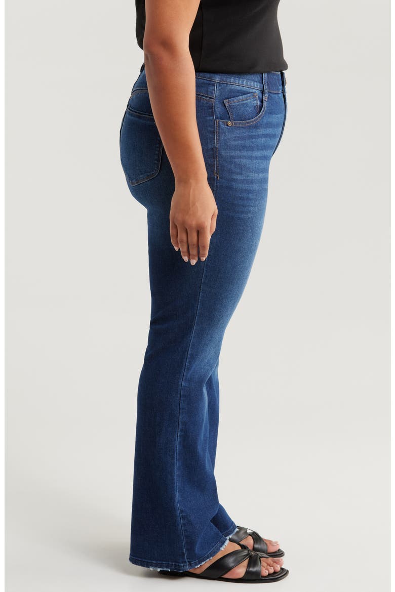 Madison 'Ab'Solution High Waist Bootcut Jeans, Alternate, color, BLUE